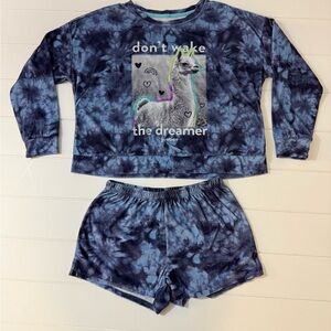 Justice Tie -Dye Pajama Set Girls L
